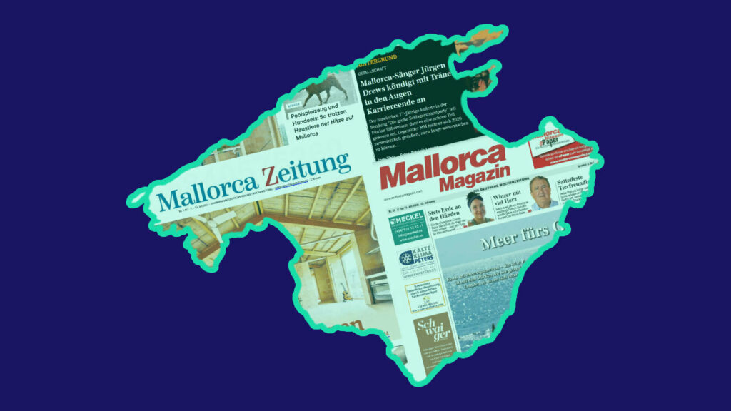 Auf Mallorca erscheinen zwei relevante Wochenzeitungen: die Mallorca Zeitung und das Mallorca Magazin