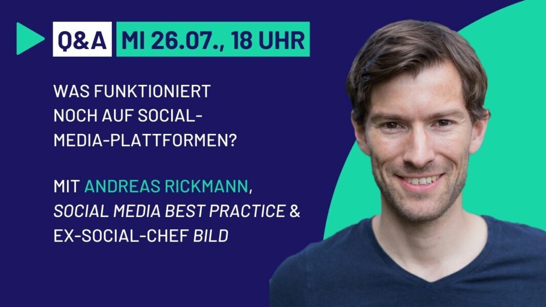 Q&A mit Andreas Rickmann • Medieninsider