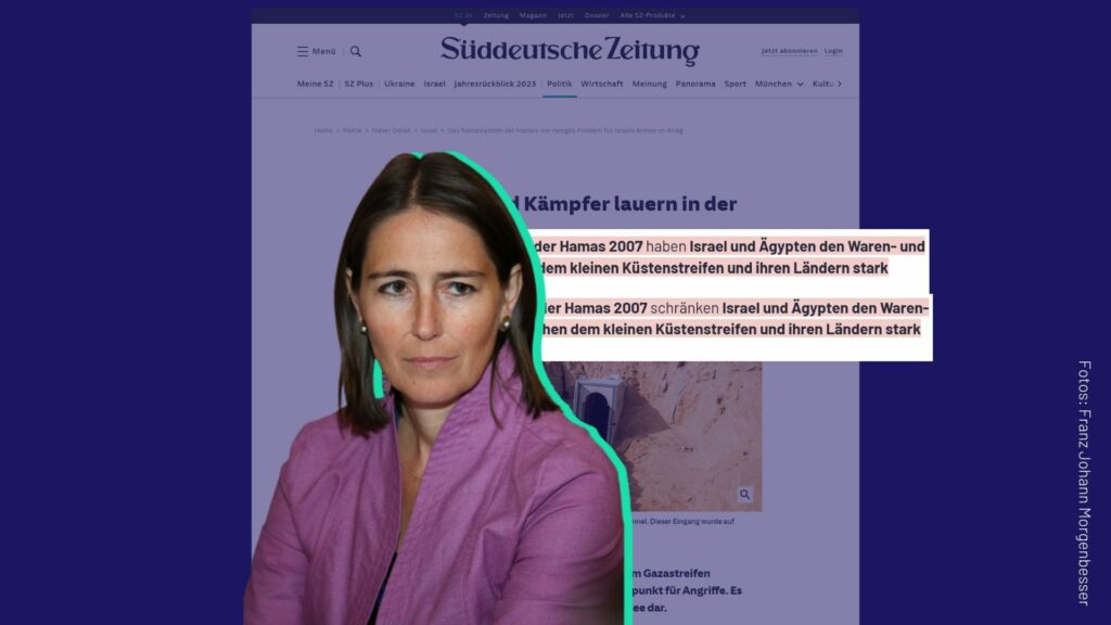 Schreibt die Vize-Chefin der Süddeutschen ohne Kennzeichnung ab